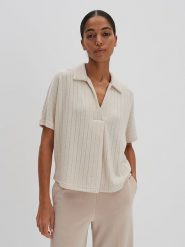 Someday Bluzka w kolorze beżowym rozmiar: M. Brązowe swetry klasyczne damskie someday., m, bez kołnierzyka. Za 168.46 zł.