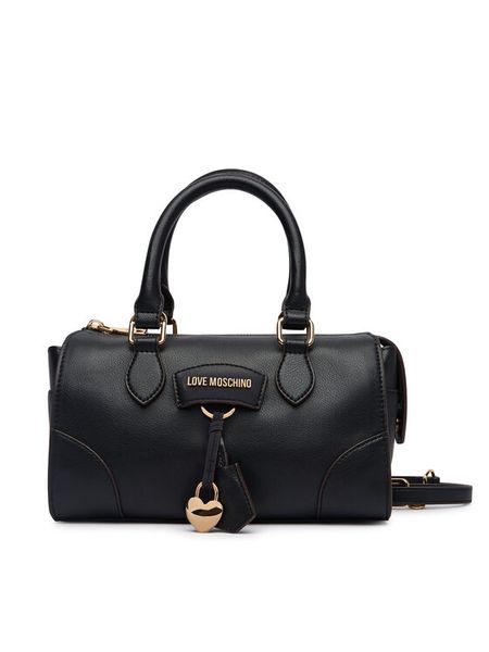LOVE MOSCHINO Torebka Charmy JC4157PP1PL1300A Czarny. Czarne torebki wieczorowe damskie Love Moschino, bez wzorów, ze skóry, bez dodatków. Za 879.99 zł.