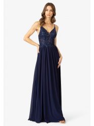 APART Sukienka w kolorze granatowym rozmiar: 36. Niebieskie sukienki damskie Apart, bez wzorów, bez ramiączek. Za 407.95 zł.