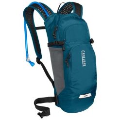 Plecak rowerowy z bukłakiem CamelBak Lobo. Niebieskie plecaki Camelbak, bez wzorów. W wyprzedaży za 449.91 zł.