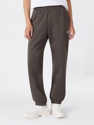 Champion Spodnie dresowe w kolorze brązowym rozmiar: XL. Brązowe spodnie dresowe damskie Champion, xl, bez wzorów, z dresówki. Za 139.95 zł.