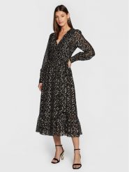 MICHAEL Michael Kors Sukienka koktajlowa MF28Y8Z6MT Czarny Regular Fit. Czarne sukienki damskie MICHAEL Michael Kors, bez wzorów, z wiskozy, wizytowe, bez ramiączek. Za 1,349.00 zł.