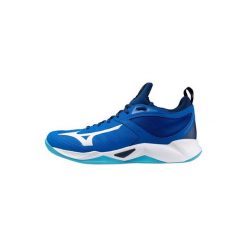 Buty halowe Mizuno Wave Dimension. Białe obuwie sportowe casual damskie Mizuno, do piłki ręcznej, mizuno wave. W wyprzedaży za 403.45 zł.