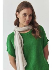 TATUUM Szal w kolorze beżowym - 200 x 85 cm rozmiar: onesize. Brązowe szaliki damskie TATUUM, bez wzorów, z wiskozy. Za 104.64 zł.