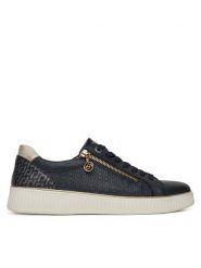 Remonte Sneakersy D2E00-14 Granatowy. Niebieskie obuwie sportowe damskie Remonte, ze skóry, bez zapięcia. Za 429.99 zł.