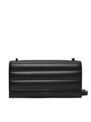 Calvin Klein Torebka Line Quilt Sm Conv Shoulder Bag K60K612639 Czarny. Czarne listonoszki damskie Calvin Klein, bez wzorów, ze skóry, bez dodatków. Za 379.99 zł.