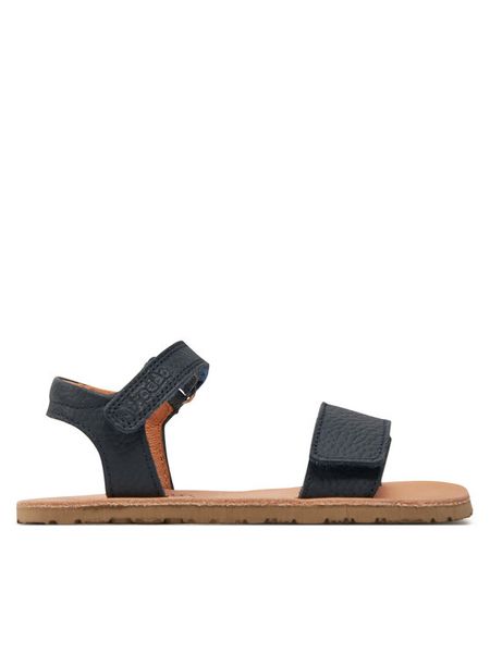 Froddo Sandały Barefoot Flexy Lia G3150264-7 M Granatowy. Niebieskie sandały dziewczęce Froddo, ze skóry, bez obcasa, bez zapięcia. Za 147.99 zł.