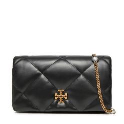 Torebka Tory Burch. Czarne torebki wieczorowe damskie Tory Burch, bez wzorów, bez dodatków. Za 2,239.00 zł.