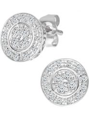 Revoni Złote kolczyki-wkrętki z z diamentami rozmiar: onesize. Szare kolczyki damskie Revoni, z diamentem, złote. Za 1,840.99 zł.