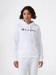 Champion Bluza w kolorze białym rozmiar: S. Białe bluzy damskie Champion, s, bez wzorów, z bawełny, z kapturem. Za 140.53 zł.