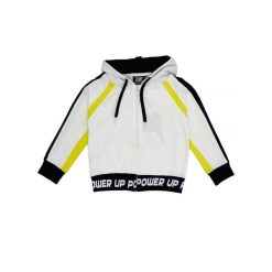 Bluza z bawełna z kaptur na co dzień na siłownię. Białe bluzy damskie LEONE 1947 APPAREL, bez wzorów, z bawełny, bez kaptura. W wyprzedaży za 103.52 zł.