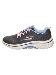 Skechers Sneakersy "Go walk Arch Fit 2.0 - Vivid" w kolorze niebiesko-czarnym rozmiar: 36,5. Czarne obuwie sportowe damskie Skechers, z materiału, bez zapięcia. Za 210.81 zł.