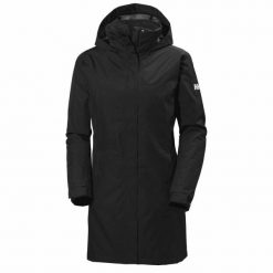 Płaszcz ocieplany dla kobiet Helly Hansen Aden. Czarne płaszcze damskie Helly Hansen, xs, bez wzorów, z materiału, bez kaptura. Za 698.50 zł.