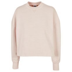 Damski gruby frotte crew neck jumper Urban Classics. Czerwone swetry klasyczne damskie Urban Classics, na zimę, bez kołnierzyka. Za 237.00 zł.