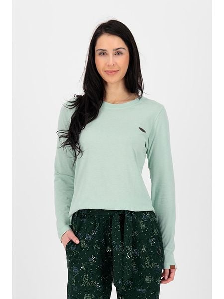 Alife and kickin Koszulka "LeaAK" w kolorze miętowym rozmiar: XS. Zielone koszulki damskie Alife and Kickin, xs, bez wzorów, bez kołnierzyka, bez ramiączek. Za 74.63 zł.