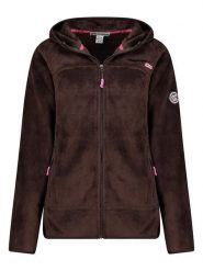 ANAPURNA Kurtka polarowa "Uternel" w kolorze ciemnobrązowym rozmiar: XXL. Brązowe kurtki damskie ANAPURNA, xxl, bez wzorów, z polaru, bez kaptura. Za 82.99 zł.