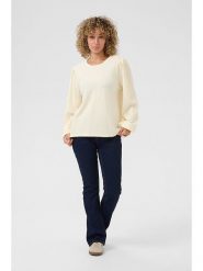 Cream Sweter "Dela" w kolorze kremowym rozmiar: M. Brązowe swetry klasyczne damskie Cream, m, z wiskozy, bez kołnierzyka. Za 92.21 zł.