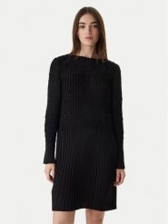 BOSS Sukienka koktajlowa Doppar 50552949 Czarny Regular Fit. Czarne sukienki damskie Boss, bez wzorów, z syntetyku, wizytowe, bez ramiączek. Za 1,849.00 zł.