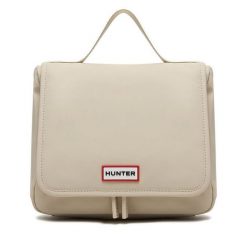 Kosmetyczka Hunter. Brązowe kosmetyczki damskie Hunter, bez wzorów, z materiału. Za 79.99 zł.