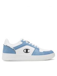 Champion Sneakersy Rebound 2.0 Low S11726-WW001 Niebieski. Niebieskie obuwie sportowe damskie Champion, ze skóry, bez zapięcia. Za 229.99 zł.