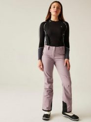 Dare 2b Spodnie narciarskie "Diminish" w kolorze fioletowym rozmiar: 46. Różowe spodnie dresowe damskie Dare 2b, m, bez wzorów. Za 297.26 zł.