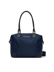 Valentino Torebka Jenny Re VBSA9T01 Granatowy. Niebieskie torebki klasyczne damskie Valentino, z materiału, bez dodatków. Za 549.99 zł.