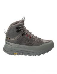 Buty trekkingowe Jack Wolfskin Terraquest Texapore Mid nubuk 38. Czarne obuwie trekkingowe damskie Jack Wolfskin, z gumy, bez zapięcia. Za 847.20 zł.