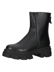 Steve Madden Skórzane botki w kolorze czarnym rozmiar: 41. Czarne botki damskie Steve Madden, bez obcasa, bez zapięcia. Za 242.70 zł.