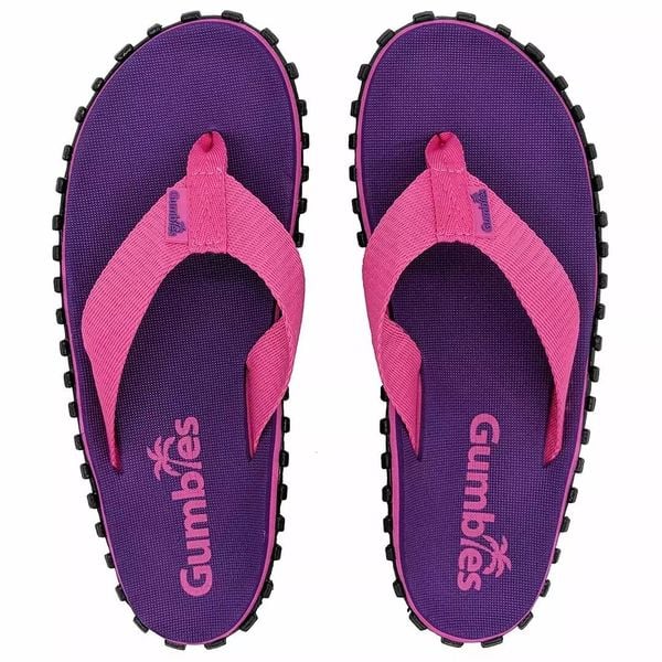 Japonki damskie GUMBIES DUCKBILL FLIP-FLOPS WOMEN. Fioletowe klapki damskie Gumbies, bez wzorów, bez obcasa, bez zapięcia. Za 76.99 zł.