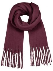 Eight2Nine Szal w kolorze bordowym rozmiar: onesize. Czerwone szaliki damskie Eight2Nine, bez wzorów, z materiału. Za 96.14 zł.