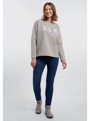 ELBSAND Bluza "Alaia" w kolorze beżowym rozmiar: M. Brązowe bluzy damskie ELBSAND, m, bez wzorów, bez kaptura. Za 184.46 zł.