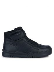 Geox Sneakersy J Perth Boy J367RF 0FE8V C9999 S Czarny. Czarne buty sportowe chłopięce Geox, ze skóry, bez zapięcia. Za 169.99 zł.