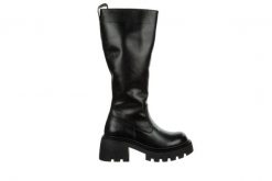 Kozaki Bayla-112 0630-8292 01 Black 112079, Czarny, Skóra naturalna - 38. Czarne kozaki damskie Bayla, z gumy, bez obcasa, bez zapięcia. W wyprzedaży za 489.99 zł.