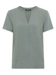 Olsen Koszulka w kolorze khaki rozmiar: 38. Brązowe bluzki damskie Olsen, bez wzorów, bez kołnierzyka, bez ramiączek. Za 109.95 zł.