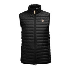 Kamizelka ocieplana damska Fjallraven Abisko Padded Vest. Czarne kamizelki damskie Fjällräven, m, bez wzorów, bez kaptura. Za 529.99 zł.