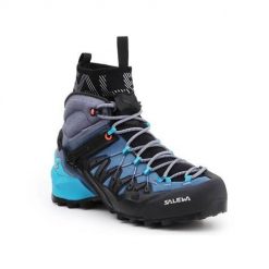 Buty trekkingowe damskie Salewa WS Wildfire Edge Mid Gtx. Czarne obuwie trekkingowe damskie Salewa, z gumy, za kostkę, bez zapięcia. Za 1,132.00 zł.