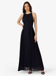 APART Sukienka plisowana w kolorze granatowym rozmiar: 34. Niebieskie sukienki damskie Apart, bez wzorów, bez ramiączek. Za 220.00 zł.