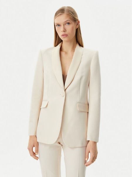 Rinascimento Marynarka CFC0123105003 Beżowy Regular Fit. Brązowe marynarki i żakiety damskie Rinascimento, xl, bez wzorów, z syntetyku. Za 359.99 zł.