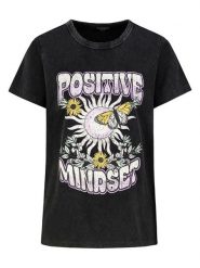 Eight2Nine Koszulka w kolorze antracytowym rozmiar: M. Czarne koszulki damskie Eight2Nine, m, bez wzorów, z bawełny, bez kołnierzyka, bez ramiączek. Za 43.99 zł.