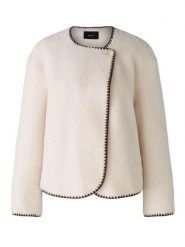 Oui Kurtka przejściowa w kolorze brązowo-kremowym rozmiar: 40. Brązowe kurtki damskie Oui, bez wzorów, bez kaptura. Za 295.99 zł.