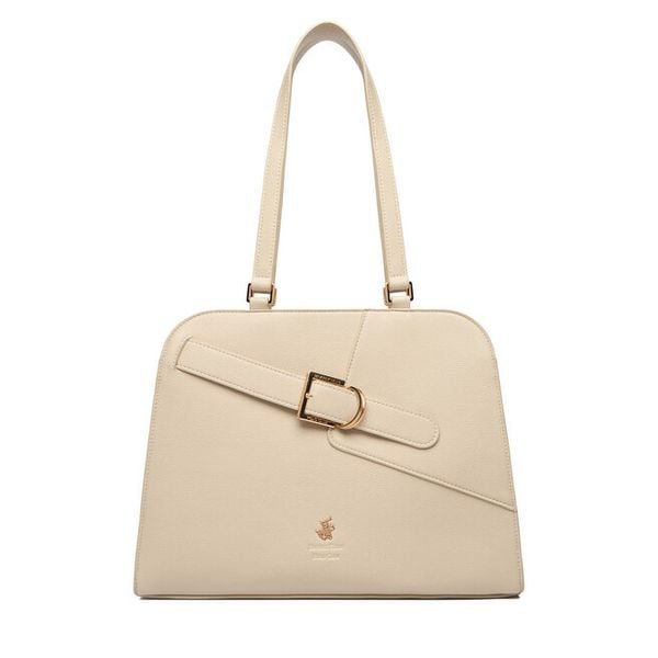 Torebka Beverly Hills Polo Club. Białe kuferki damskie Beverly Hills Polo Club, bez wzorów, bez dodatków. Za 219.99 zł.