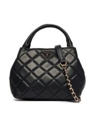 Guess Torebka Juliet Mini HWQG24 56710 Czarny. Czarne kuferki damskie Guess, ze skóry, bez dodatków. Za 544.99 zł.
