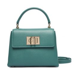 Torebka Furla. Zielone torebki klasyczne damskie Furla, bez dodatków. Za 1,779.00 zł.
