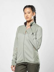 Salewa Kurtka funkcyjna "Puez Waffle" w kolorze jasnozielonym rozmiar: 40. Zielone kurtki sportowe damskie Salewa, bez wzorów, bez kaptura. Za 394.95 zł.