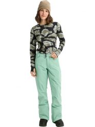 Burton Spodnie narciarskie "Reserve 2L Stretch Slim" w kolorze miętowym rozmiar: S. Zielone spodnie dresowe damskie Burton, l, bez wzorów, z materiału. Za 524.95 zł.