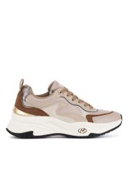 MEXX Sneakersy MI001009843W Beżowy. Brązowe obuwie sportowe damskie Mexx, ze skóry, bez zapięcia. Za 279.99 zł.