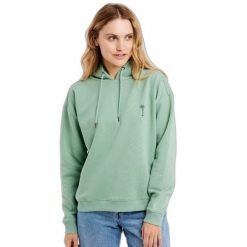 Bluza damska Protest Prtkaikoura. Niebieskie bluzy damskie Protest, l, bez wzorów, z bawełny, z kapturem. Za 289.99 zł.