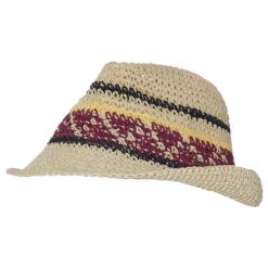 Kapelusz damski Protest PRTHIPPIE hat. Brązowe kapelusze damskie Protest, bez wzorów, ze skóry, boho. Za 79.90 zł.