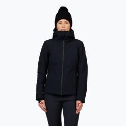 Kurtka narciarska damska Rossignol Cieloalto Jkt. Czarne kurtki damskie Rossignol, na zimę, l, bez wzorów, z elastanu, bez kaptura. Za 1,959.00 zł.