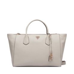 Torebka Guess. Białe shopper bag Guess, bez dodatków. Za 674.99 zł.